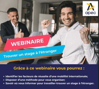 Webinaire APEC : Trouver un stage à l'étranger 